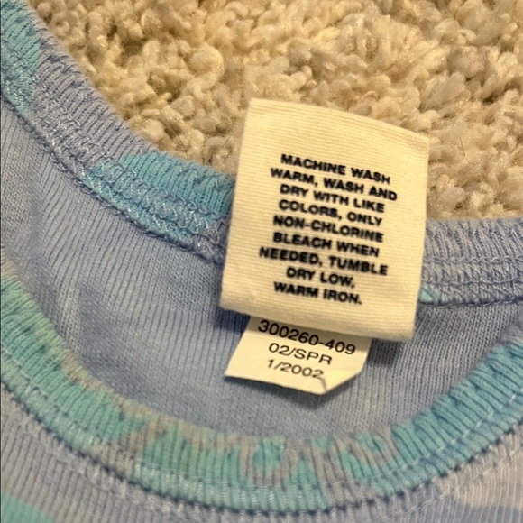 GAP Baby Denim Jumper Christmas 2003 Dress with Red Silky Lining12-18 months - Picture 10 of 14